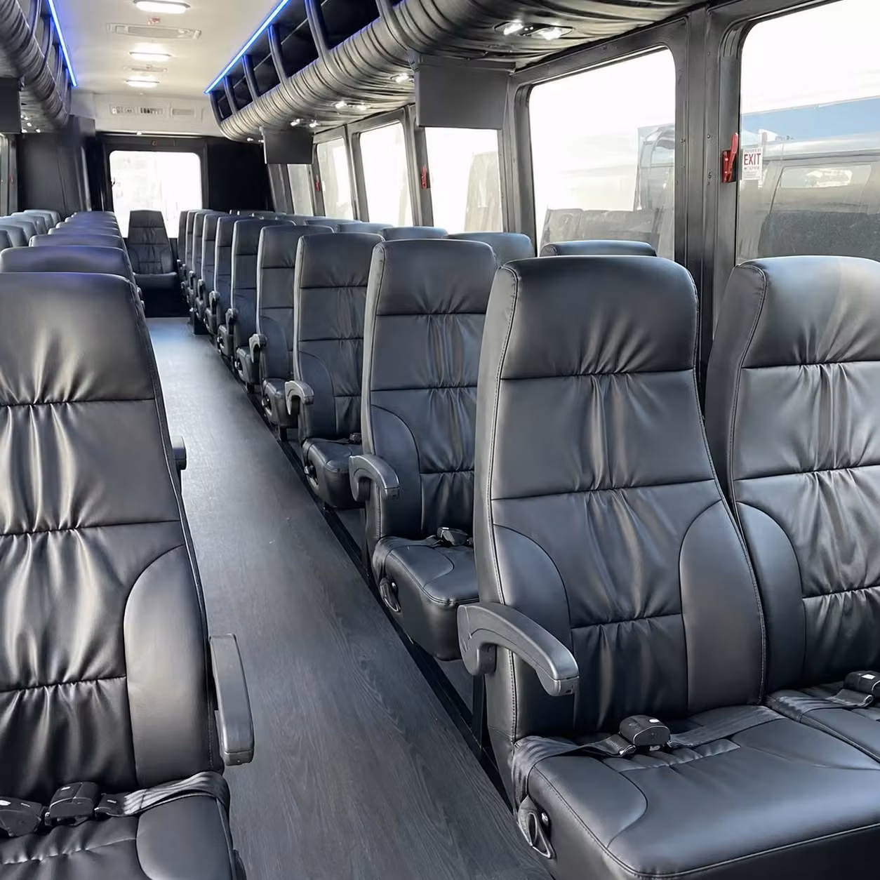 30 passenger minibus inside