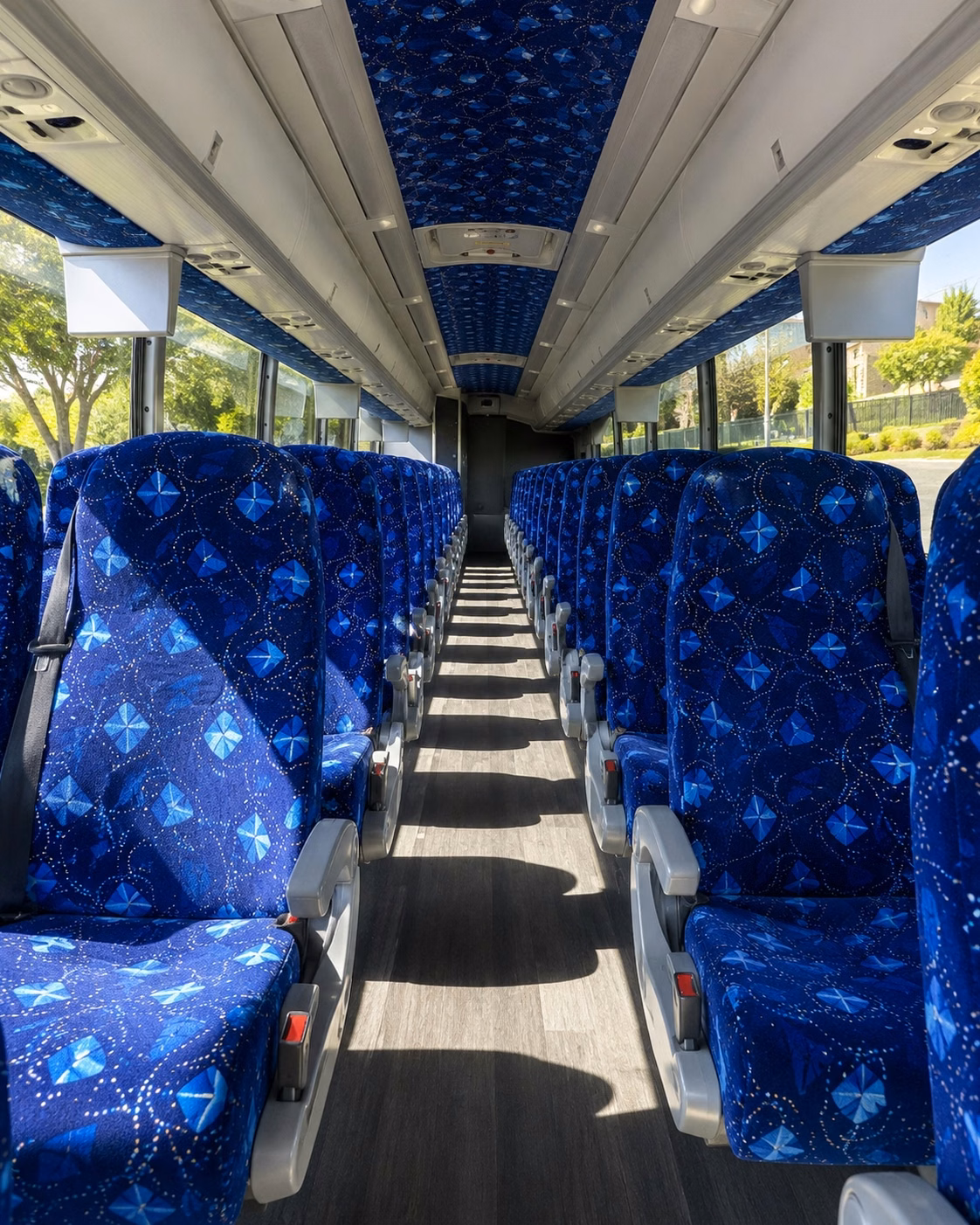 carrollton charter bus interior
