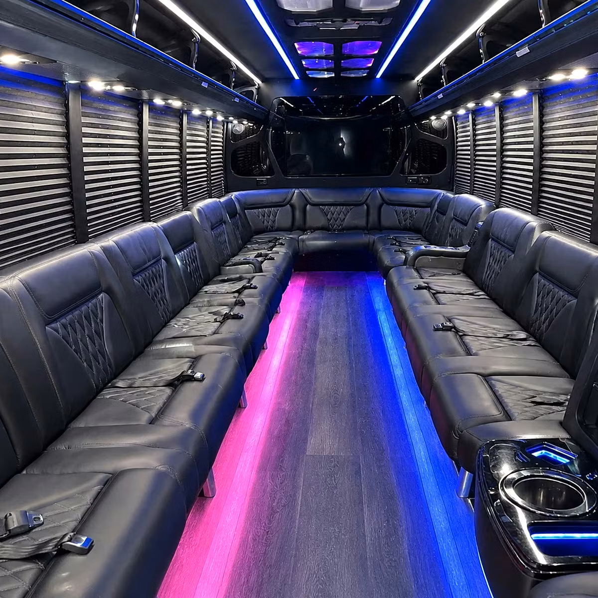 party bus interior