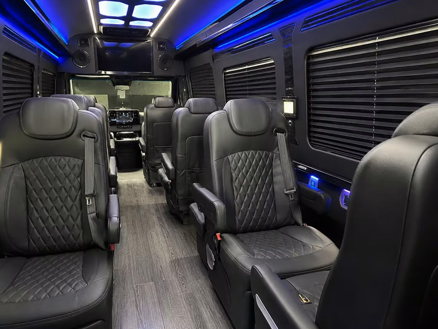 sprinter van with driver interior